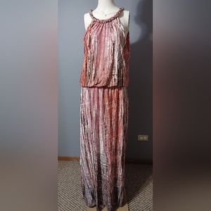 Braided neck maxi sz large